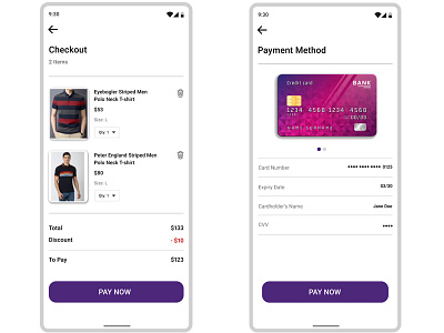 Arpi Design Checkout Form DailyUI 002 checkout dailyui mobile app payment ui