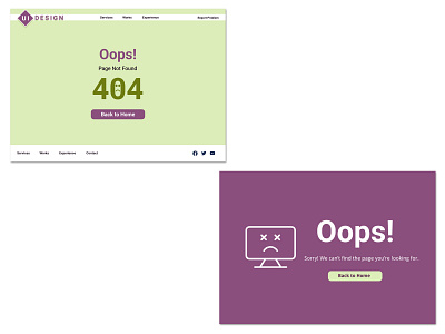 Arpi Design 404 page 404 daily ui error page page not found ui