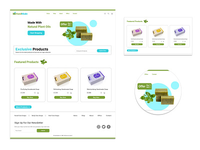 Ecommerce Shop daily ui 010 ecommerce ecommerce shop ecommerce store handmade handmade soap soap ui ui design