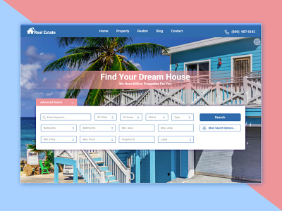 Real Estate Advanced Search Daily UI 022