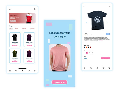 T- Shirt Customize- daily ui 033