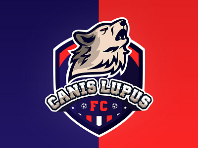 Canis Lupus Football Club Brand Identity branding concept design design icon logo madebyranju typography ui ux visual design