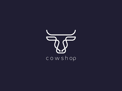 cowshop logo brand design brand identity branding cow cowshop design inspiration graphic design identity branding inspirations logo logo inspiration logo inspire logodesign logos madebyranju milk typography ui ux visual design