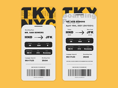 #DailyUI 011, electronic boarding pass 🎟 app boardingpass challenge dailyui dailyuichallenge design eboardingpass eticket flat iphone ticket travel ui ux