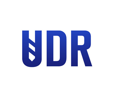 UDR Drill Logo Design design letter logo mark monogram simple simple logo