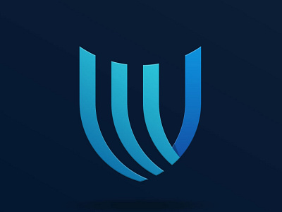 Shield + U Logo Design design letter logo mark monogram simple simple logo
