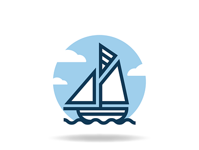 Boat Logo Design design letter logo mark monogram simple simple logo