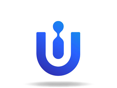 U + i Logo Design design graphic design letter logo mark monogram simple simple logo