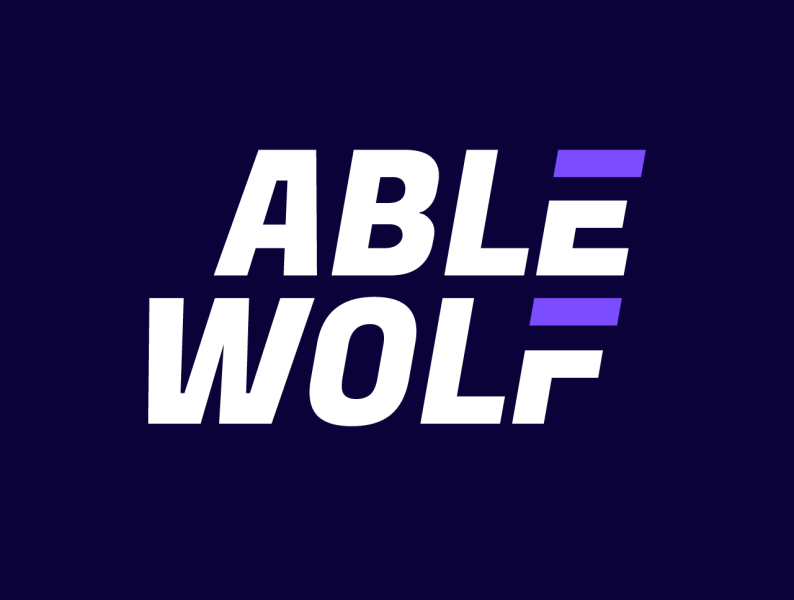 Ablewolf chosen logo design branding design graphic design letter logo mark monogram simple simple logo