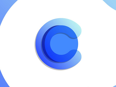 C logo design symbol for Crypteq (unused) branding design graphic design letter logo mark monogram simple simple logo