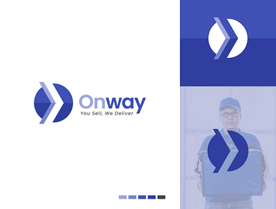 Onway Logo Design Proposal branding design geometric graphic design letter logo mark monogram simple simple logo symbol