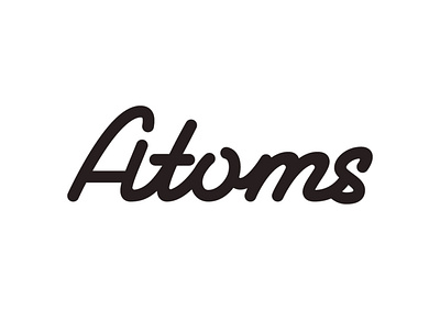 Atoms logo design branding design graphic design letter logo mark monogram simple simple logo