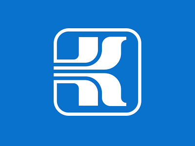Logo Design Proposal for Kool Conditioning air aqua blue clean design k letter logo mark monogram sea simple wind