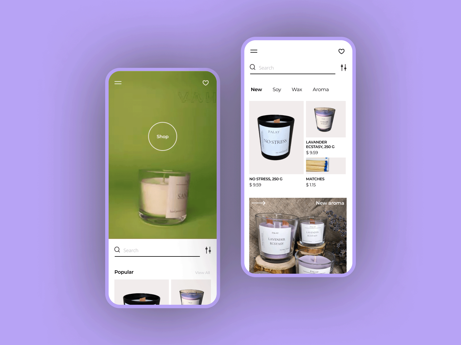 Palay - UI/UX design animation brand branding candel creative design gif landing mobile app modern motion graphics store ui ui design uiux web design