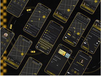 Taxi App - UI/UX design