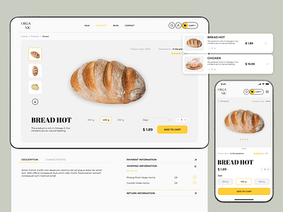 Organic | E-Commerce | UI/UX design