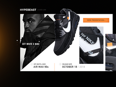 HYPEBEAST Footwear Article UI clean fashion flat minimal ui ux