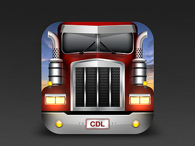 Truck iOS Icon apple icon ios ipad iphone photoshop truck