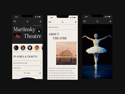 mobile version mobile redesign theatre ui ux