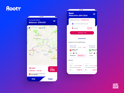 Bus booking app app booking app bus booking bus tracker cab booking app design inspiration mockup rooter ui user interface