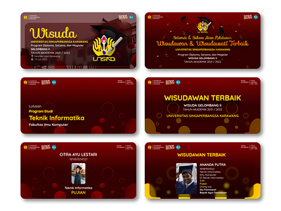 User Interface of UNSIKA graduation website
