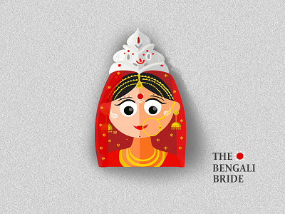 The Bengali Bride bride colours collection culture wedding illustration indian