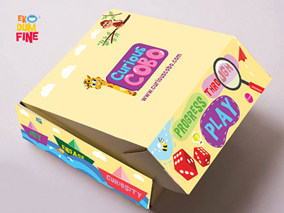 Curious Cobo Branding and Packaging animals boardgames children fun kids