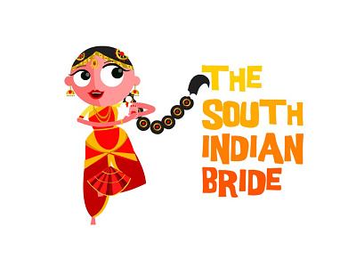 The South Indian Bride bride color indian.culture wedding