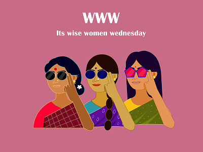 Wise women ladies vectors women