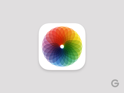 Photos Icon Redesign icon icon design ios photoshop redesign vector