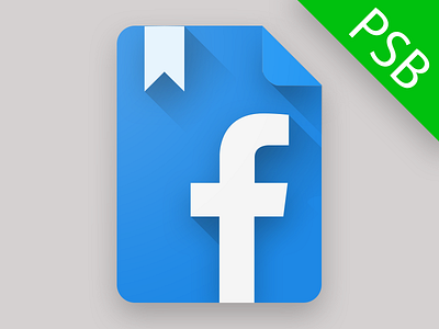 Material Facebook android icon material material design photoshop redesign vector