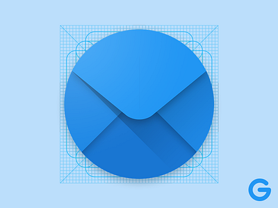 Mail icon app apple icon icon design ios logo logo design mail material material design photoshop vector