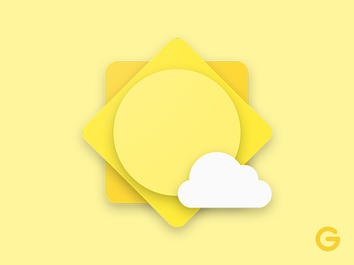 Weather Icon app apple icon icon design ios logo logo design material material design photoshop vector weather