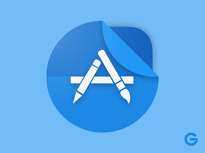 App Store Icon app app store apple icon icon design ios logo logo design material material design photoshop vector