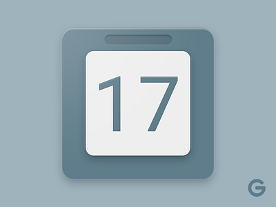 Calendar Icon app apple calendar icon icon design ios logo logo design material material design photoshop vector