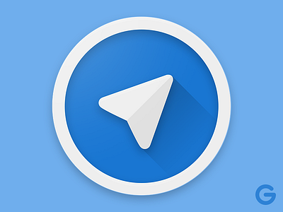 Telegram icon app apple icon icon design ios logo logo design material material design photoshop telegram vector