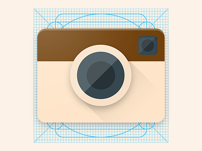 Instagram icon app apple icon icon design instagram ios logo logo design material material design photoshop vector