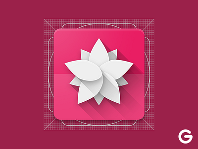 Anemone icon anemone app apple icon icon design ios logo material material design photoshop vector