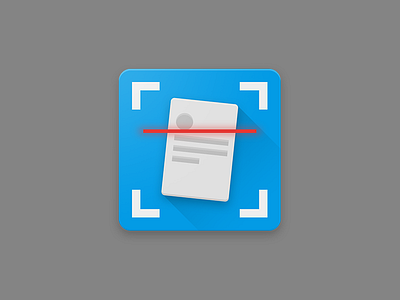 Mobile Scanner icon app apple icon icon design ios logo material material design photoshop scanner vector