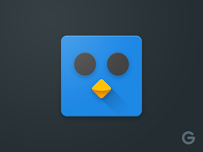 Twitterrific Icon app apple icon icon design ios logo material material design photoshop twitterrific vector