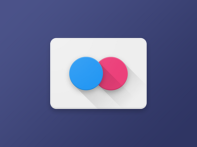 Flickr icon app apple flickr icon icon design ios logo material material design photoshop vector