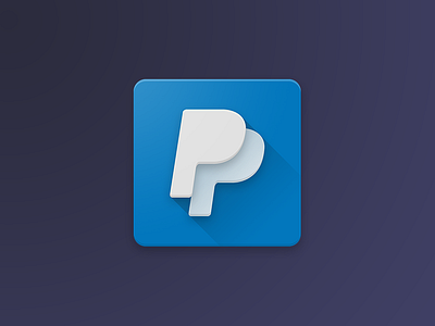 PayPal icon app apple icon icon design ios logo material material design paypal photoshop vector