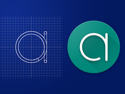 New Alibi Logo app apple icon icon design ios logo material material design photoshop vector