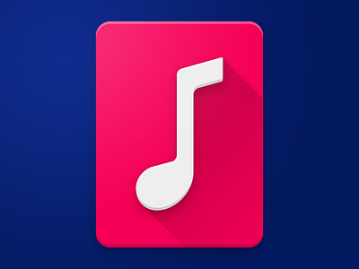 Molly Icon app apple icon icon design ios logo material material design molly music photoshop vector