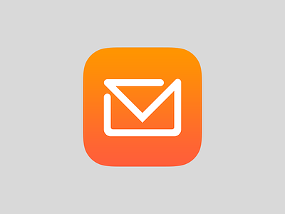 Mail Icon app apple icon icon design ios logo mail material material design photoshop vector