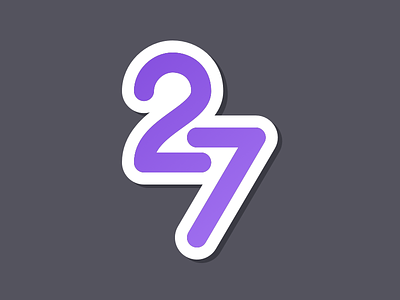 Twentyseven app apple flat icon icon design ios logo photoshop sketch ui vector