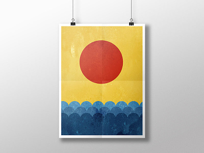 Sun and sea poster