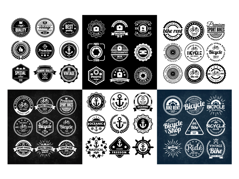 Badges by mmorfee on Dribbble