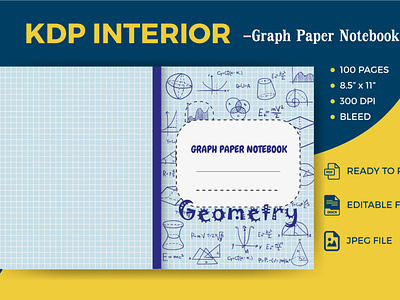 Graph Paper Notebook- KDP Interior