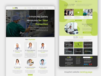 Healthcare Medical Landing Page